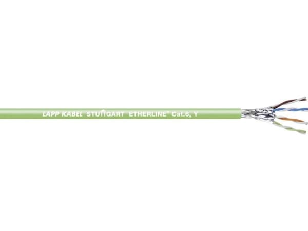 LAPP 2170474-500 Strømkabel CAT 7 S/FTP 4 x 2 x 0.50 mm² Grøn 500 m
