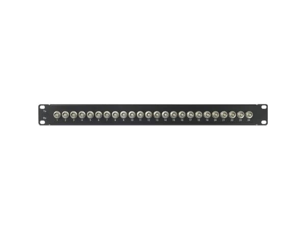 Renkforce RF-4541184, BNC, Svart, Stativmontering, 1U, 482,6 mm, 44,5 mm