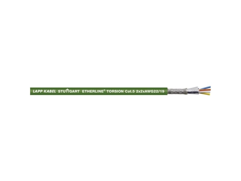 LAPP 2170888-1000 Strømkabel CAT 5 S/UTP 2 x 2 x 0.32 mm² Grøn 1000 m