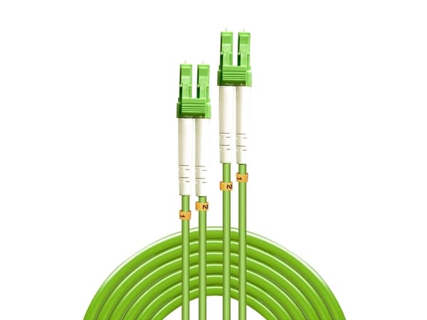 Lindy 46313 fiberoptisk kabel 5 m 2x LC OM5 Grønn