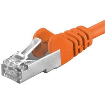PremiumCord SP6ASFTP005E, 0,5 m, Cat6a, S/FTP (S-STP), RJ-45, RJ-45