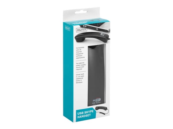 DIGITUS SKYPE USB telephone handset DA-70772 - IP-håndsett