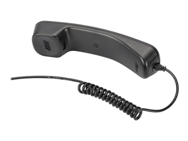 DIGITUS SKYPE USB telephone handset DA-70772 - IP-håndsett Sort