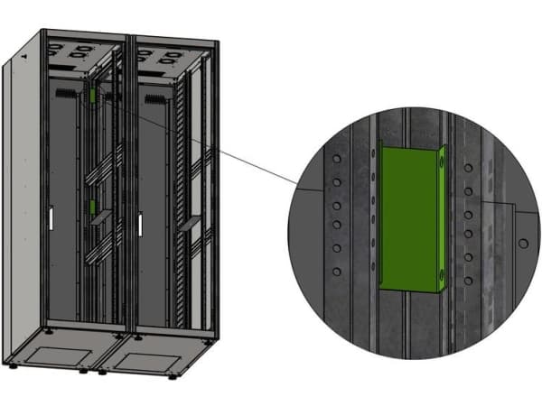 Digitus - Rackkoblingssett - for P/N: DN-19 07U-6/6, DN-19 09U-6/6, DN-19 12U-6/6, DN-19 16U-6/6, DN-19 20-U, DN-19 20U-6/6