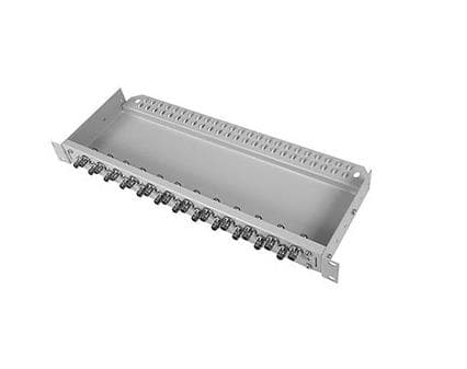 Telegärtner H02030A0452, BNC, Grå, Rackmontering, 1U