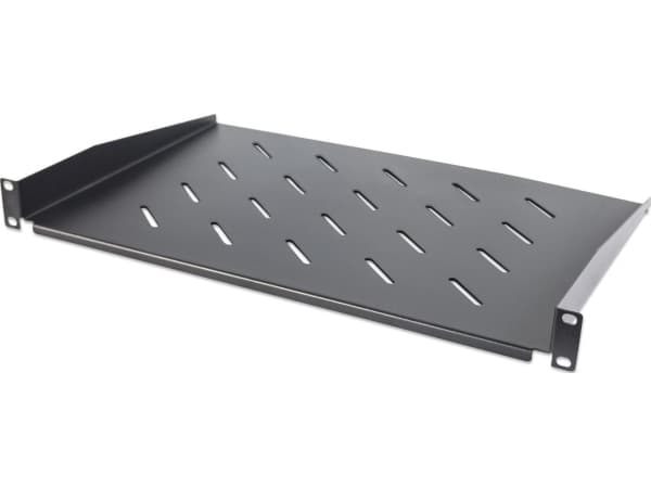 Intellinet 714891, Rackhylle, Sort, Stål, 25 kg, 1U, 48,3 cm (19")