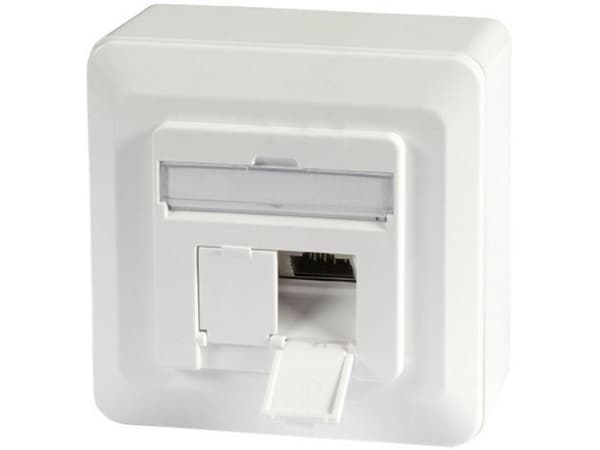 EFB Elektronik ET-25133AV5-R, 2 x RJ-45, 6a, Vit