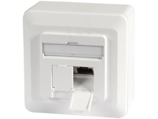 EFB Elektronik ET-25133AV5-R, 2 x RJ-45, 6a, Vit