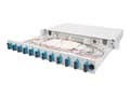 Miniatyrbilde 1 av 5: DIGITUS DN-96200-QL - Spleiseboks for fiberoptikk - grå, RAL 7035 - 1U - 19"