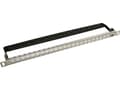 Miniatyrbilde 2 av 2: Solarix SX24HDM-0-STP-SL-UNI - Hus for patchpanel - rackmonterbar - sølv - 0.5U - 19" - 24 porter