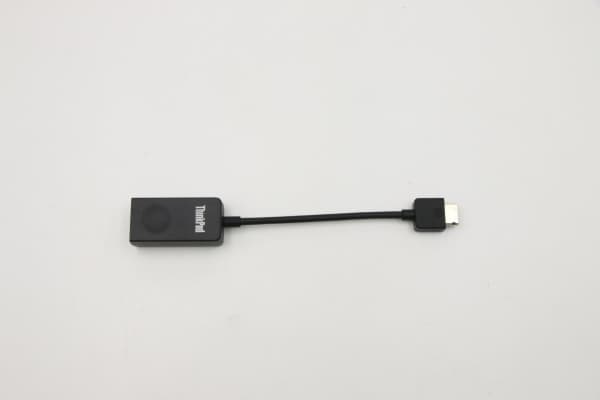 Lenovo 01YU028, USB A-tyyppi, RJ-45, Mies, Musta