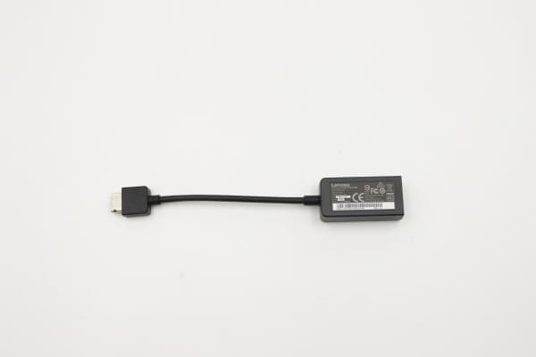 Lenovo 01YU028, USB A-tyyppi, RJ-45, Mies, Musta