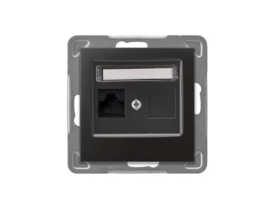 Ospel GPK-1Y/K/m/50, Antracit, IP20, 71 mm, 34 mm, 71 mm, 57,5 g