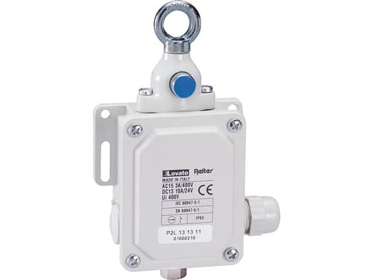LOVATO Electric Pull switch/STOP/1Z + 1R 120N with reset button (P2L131312)