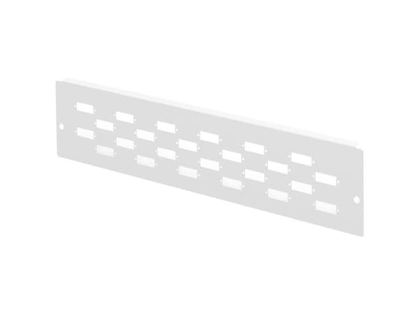 DIGITUS DN-96802M-2 - Fiberoptisk adapterplate - grå, RAL 7035 - 12 porter - for P/N: DN-96800M-2