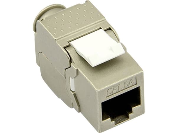 Value 26.99.0375, RJ-45, Sølv, Hunkjønn, Rett, Cat6a, 10 stykker