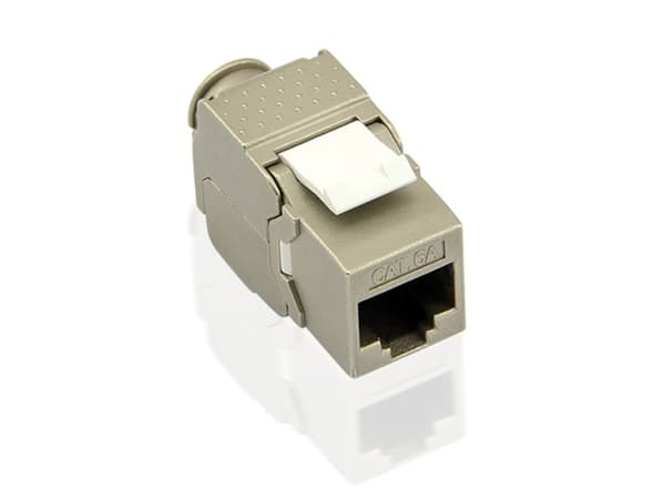 Value 26.99.0375, RJ-45, Sølv, Hunkjønn, Rett, Cat6a, 10 stykker