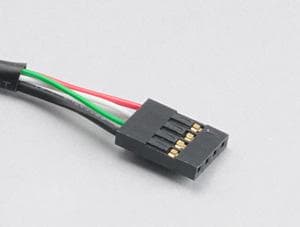 Akasa AK-CBUB06-60BK - USB-intern till extern kabel - 4 stifts USB 2.0-rubrik (hona) till USB (hona) - 60 cm - svart