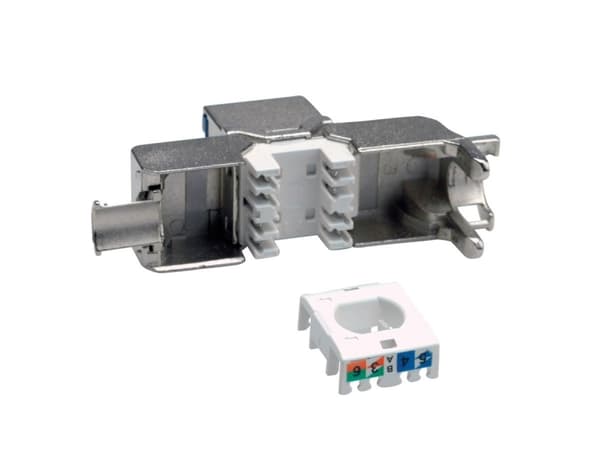 Value 26.99.0378, RJ-45, Sølv, Hunkjønn, Rett, 22/24, 15,8 mm