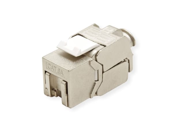 Value 26.99.0378, RJ-45, Sølv, Hunkjønn, Rett, 22/24, 15,8 mm