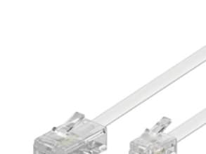 Goobay 3m RJ-11/RJ-45-kabel, 3 m, RJ-45, RJ-11
