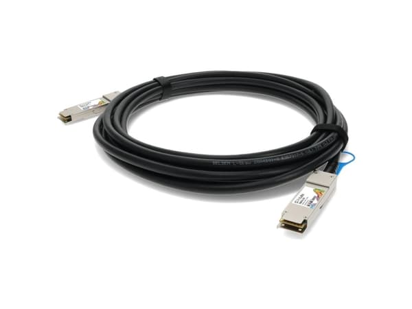 Alcatel-Lucent 20 Gigabitin kuparikaapeli - Verkkokaapeli - QSFP+ (uros) - QSFP+ (uros) - 40 cm - OmniSwitch 6860-24, 6860-P24 -malleihin