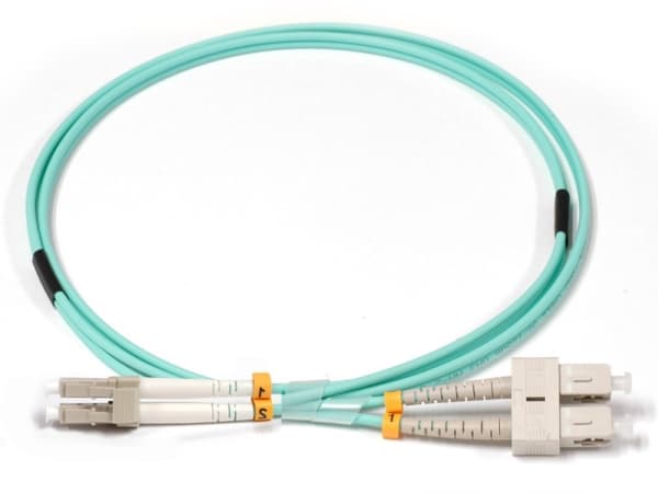 Lenovo - Nätverkskabel - LC multiläge (hane) till LC multiläge (hane) - 1 m - fiberoptisk - OM3 - för ThinkAgile HX2320 Appliance; ThinkSystem DE4000