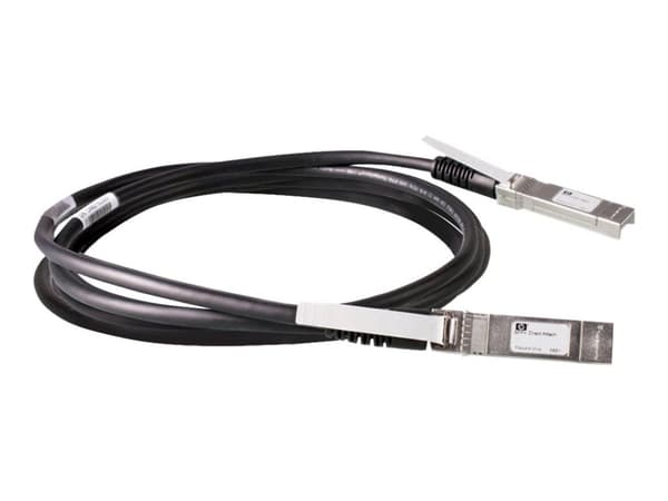 HPE X240 Direct Attach Cable - Nätverkskabel - SFP+ till SFP+ - 5 m - för HPE 59XX, 75XX; FlexFabric 12902; Modular Smart Array 1040; SimpliVity 380