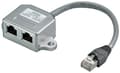 Miniatyrbild 2 av 4: Goobay 68909, 0,15 m, Cat5, F/FTP (FFTP), RJ-45, 2 x RJ-45, Grå