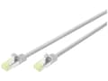 Miniatyrbilde 4 av 5: DIGITUS - Koblingskabel - RJ-45 (hann) til RJ-45 (hann) - 5 m - SFTP - CAT 6a - med støvel, halogenfri, formstøpt, uten hindringer - grå