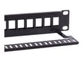 Miniatyrbild 3 av 5: Netrack - Patch-panel - rackmontering - UTP - RJ-45 X 24 - svart - 19"