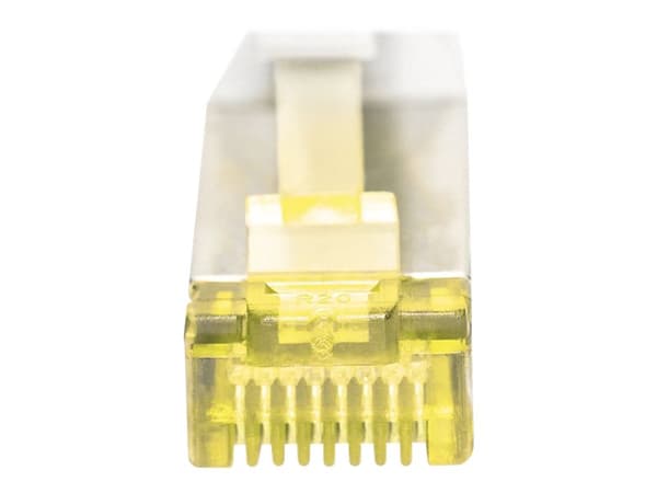 DIGITUS - Patchkabel - RJ-45 (han) til RJ-45 (han) - 1,5 m - S/FTP - CAT 6a - booted, halogenfri, formet, knastfri - grå