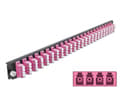 Pikkukuva 2 / 3: DeLOCK 43373, Kuitu, LC, Violetti, Telinekiinnitys, 1U, 44 mm