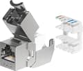 Miniatyrbilde 4 av 5: Netrack Keystone Jack Module - Modulinnlegg - CAT 6 - FTP - RJ-45 - sølv