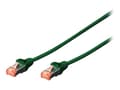 Miniatyrbilde 1 av 5: DIGITUS - Koblingskabel - RJ-45 (hann) til RJ-45 (hann) - 20 m - SFTP - CAT 6a - med støvel, halogenfri, formstøpt, uten hindringer, flertrådet - grø