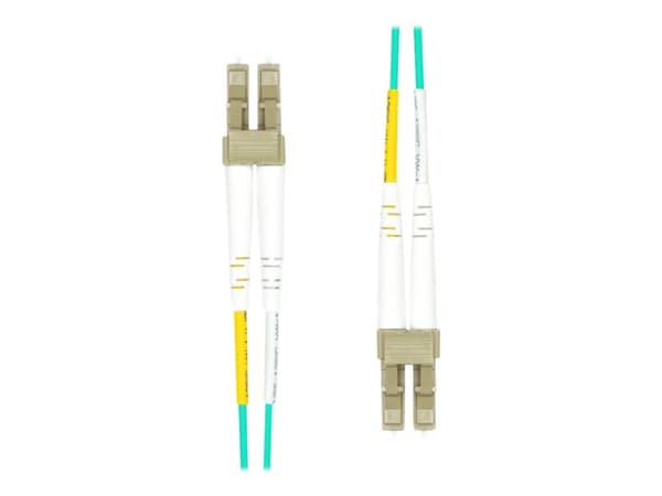 ProXtend - Patchkabel - LC/UPC multimodus (hann) til LC/UPC multimodus (hann) - 10 m. - 2 mm - fiberoptikk - dupleks - 125 my - OM3 - halogenfri - ak