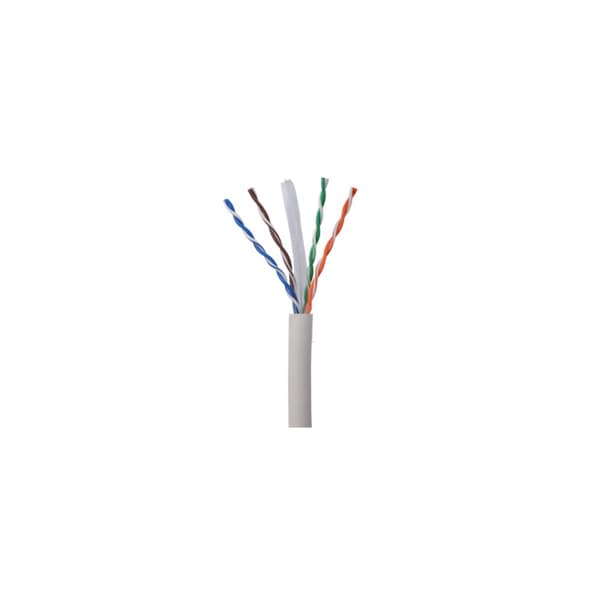 NORTH Netværkskabel Cat6A UTP Hvid 25m uden stik Solid 10Gb/s 500MHz 26awg CM