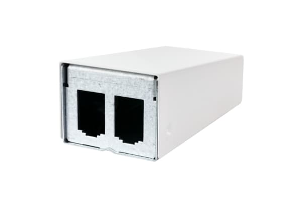 METZ CONNECT 130861-0202-E, Veggmontering, Hvit, Aluminium, Zink-stål, 52 mm, 110 mm, 43,6 mm