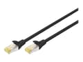 Miniatyrbild 1 av 5: DIGITUS - Patch-kabel - RJ-45 (hane) till RJ-45 (hane) - 25 cm - SFTP - CAT 6a - halogenfri, formpressad, hakfri - svart (paket om 10)