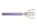 Miniatyrbild 1 av 5: DIGITUS Professional Installation Cable - Bulkkabel - 305 m - UTP - simplex - CAT 6 - violett, RAL 4005