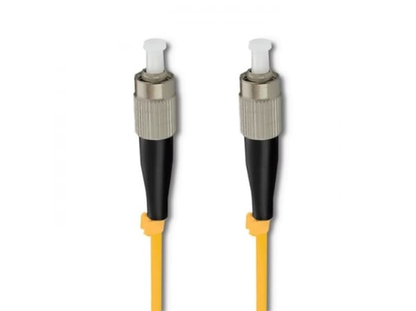Qoltec Simplex - Patchkabel - FC/UPC enkelttilstand (han) til FC/UPC enkelttilstand (han) - 1 m. - fiberoptik - simplex - 9 / 125 micron - G.652D - h