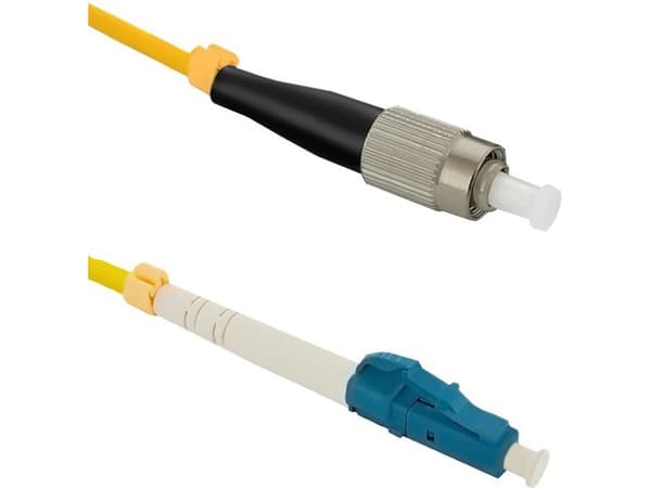 Qoltec Simplex - Patchkabel - FC/UPC enkelttilstand (han) til FC/UPC enkelttilstand (han) - 1 m. - fiberoptik - simplex - 9 / 125 micron - G.652D - h