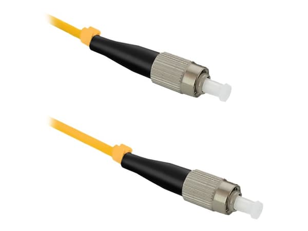 Qoltec Simplex - Patchkabel - FC/UPC enkelttilstand (han) til FC/UPC enkelttilstand (han) - 1 m. - fiberoptik - simplex - 9 / 125 micron - G.652D - h