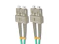 Miniatyrbilde 2 av 5: Qoltec - Patchkabel - SC/UPC multimodus (hann) til SC/UPC multimodus (hann) - 1 m. - fiberoptikk - dupleks - 50 / 125 my - OM4 - halogenfri