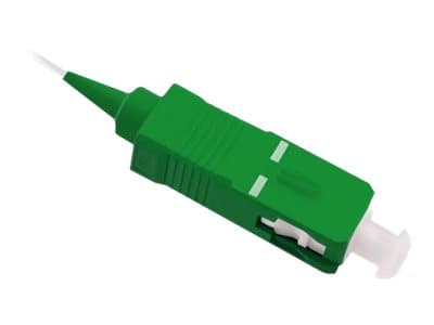 Qoltec - Nettverkskabel - SC/APC-enkeltmodus (hann) til SC/APC-enkeltmodus (hann) - 1.5 m - fiberoptisk - 9 / 125 micron - G.652D - halogenfri - hvit