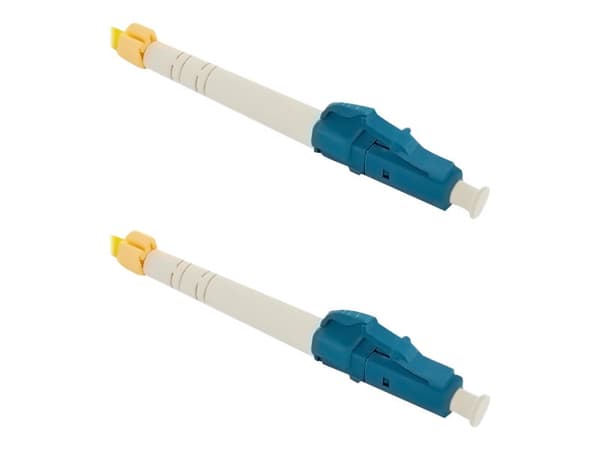Qoltec - Koblingskabel - LC/UPC-enkeltmodus (hann) til LC/UPC-enkeltmodus (hann) - 5 m - fiberoptisk - simpleks - 9 / 125 micron - G.652D - halogenfr