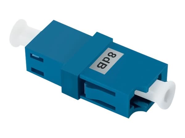 Qoltec - Verkon vaimennin - LC/UPC yksimuotokuidusta (naaras) LC/UPC yksimuotokuidusta (naaras) - valokuitu - 8 dB