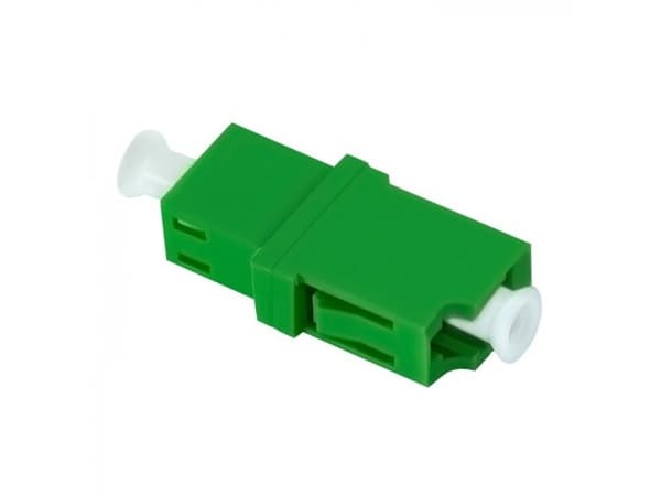 Qoltec Simplex - Verkkoliitin - LC/APC yksimuotoliitin (naaras) LC/APC yksimuotoliittimeen (naaras) - valokuituoptiikka