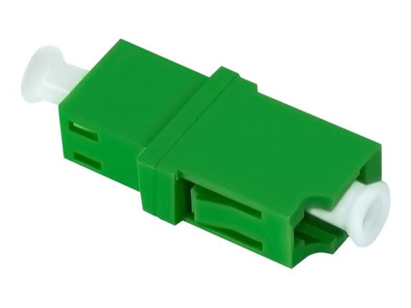 Qoltec Simplex - Verkkoliitin - LC/APC yksimuotoliitin (naaras) LC/APC yksimuotoliittimeen (naaras) - valokuituoptiikka