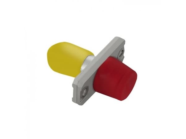 Qoltec Hybrid Simplex - Nettverkskobling - FC/UPC multi-modus (hunn) til ST/UPC multi-modus (hunn) - fiberoptikk
